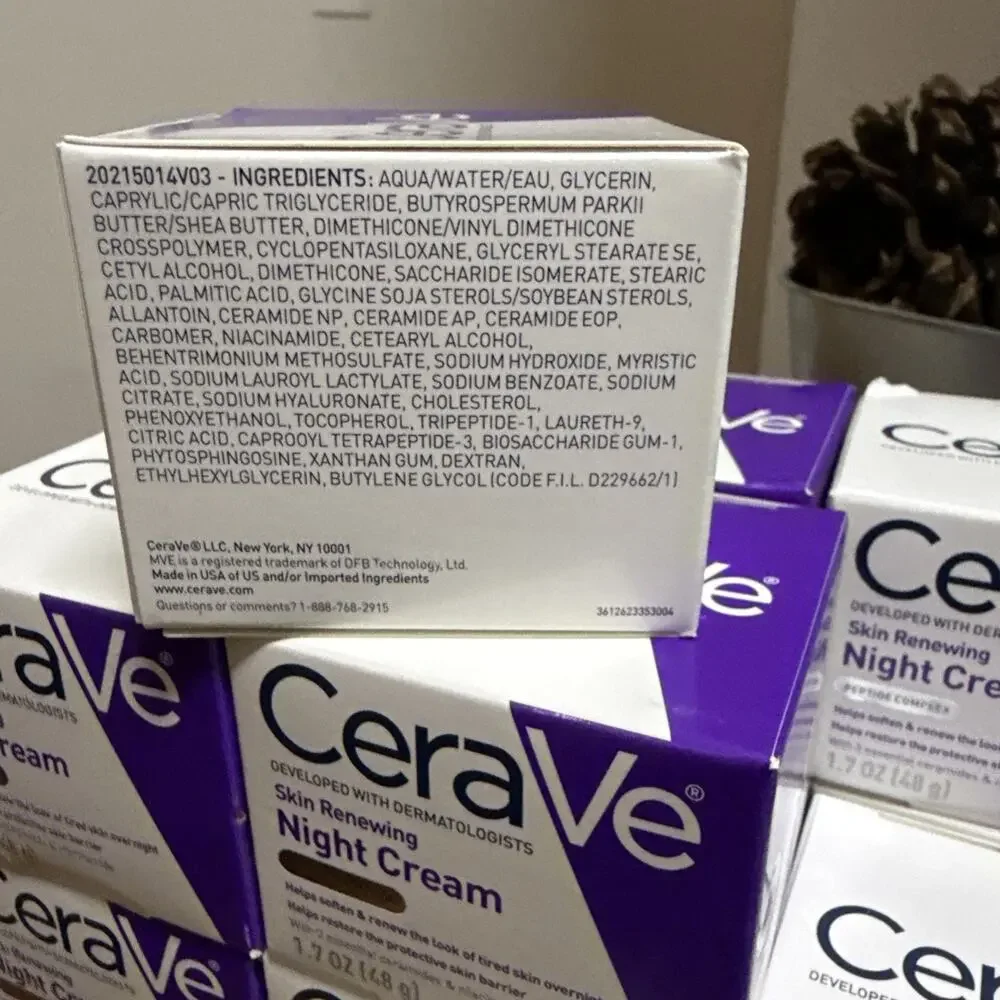 12 Pack CeraVe Skin Renewing Night Cream, Fragrance Free, 1.7 oz